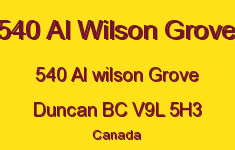 540 Al Wilson Grove 540 Al Wilson V9L 5H3